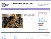 Tablet Screenshot of eleanoresproject.org